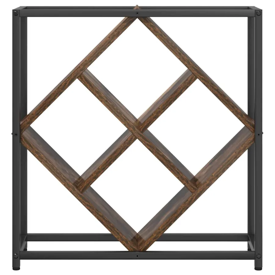 Étagère à vin Chêne fumé 51 x 18 x 52,5 cm Bois d'ingénierie - 6