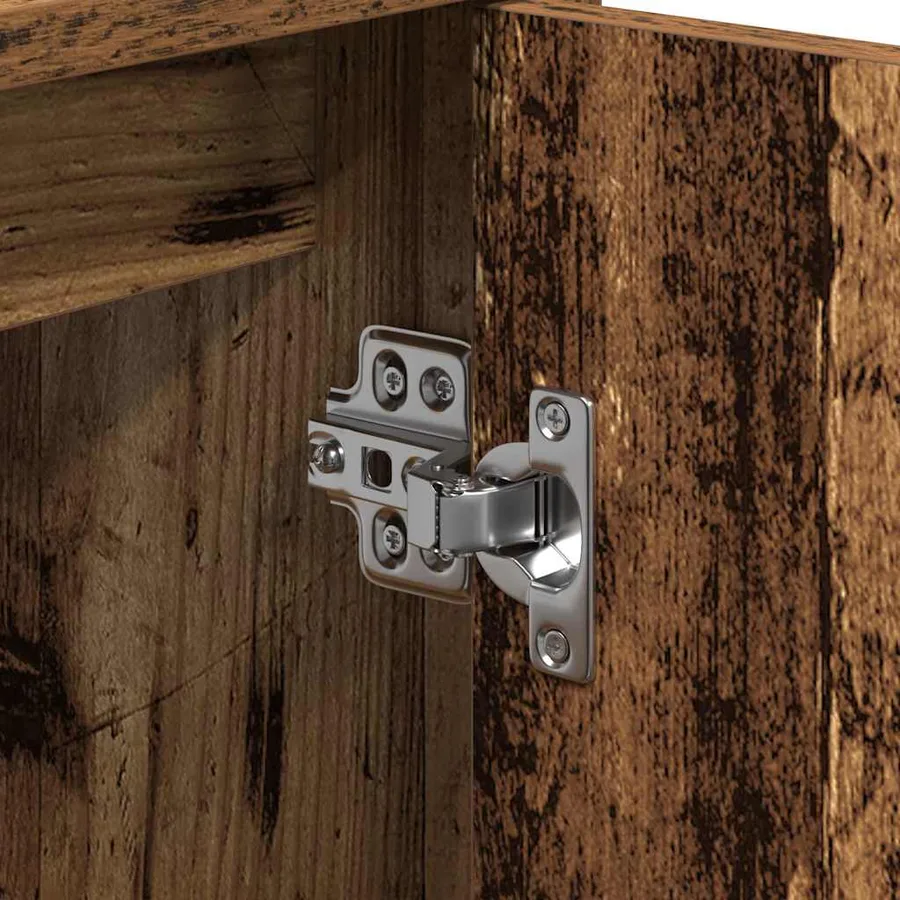 Cabinet de salle de bain avec porte Bois Ancien 63 x 29 x 55 cm - 11