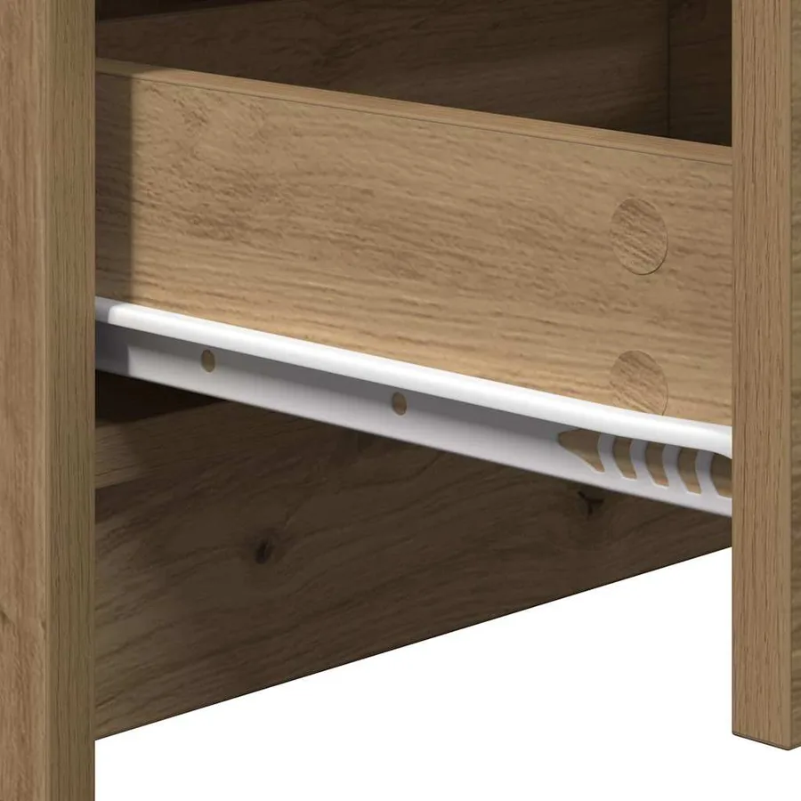Cabinet de chevet Chêne artisanal 38 x 34 x 61 cm - 12