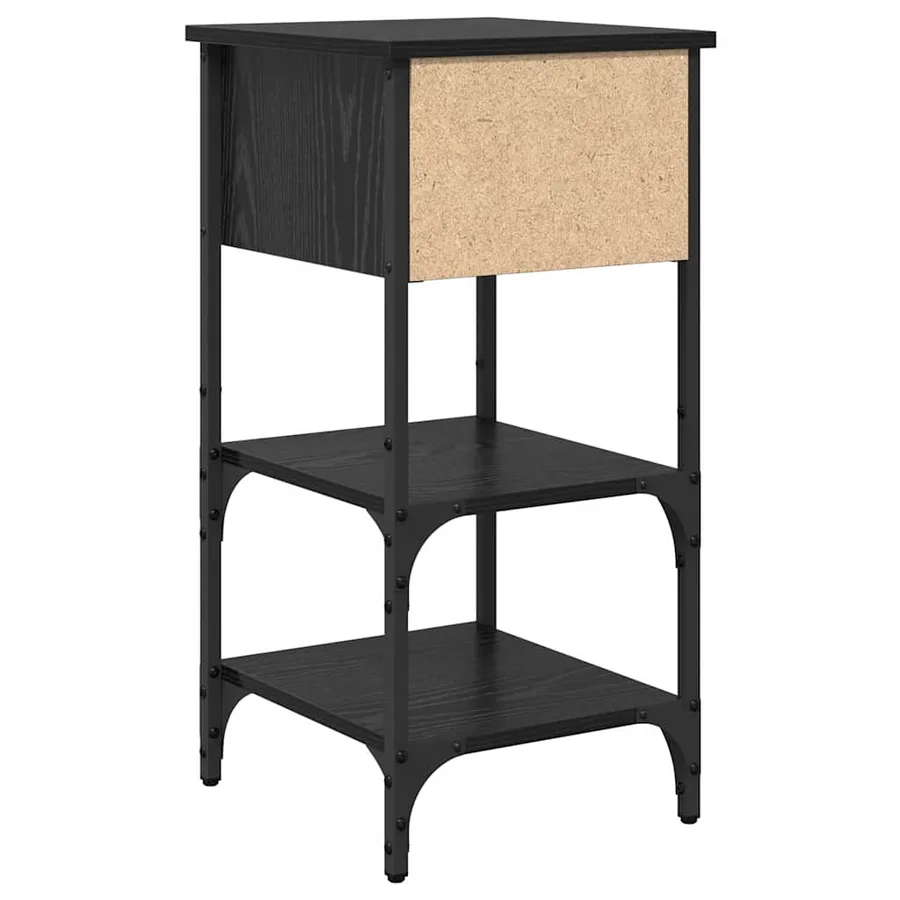 Cabinet de chevet 2 pcs Chêne noir 33,5 x 36 x 70 cm - 9