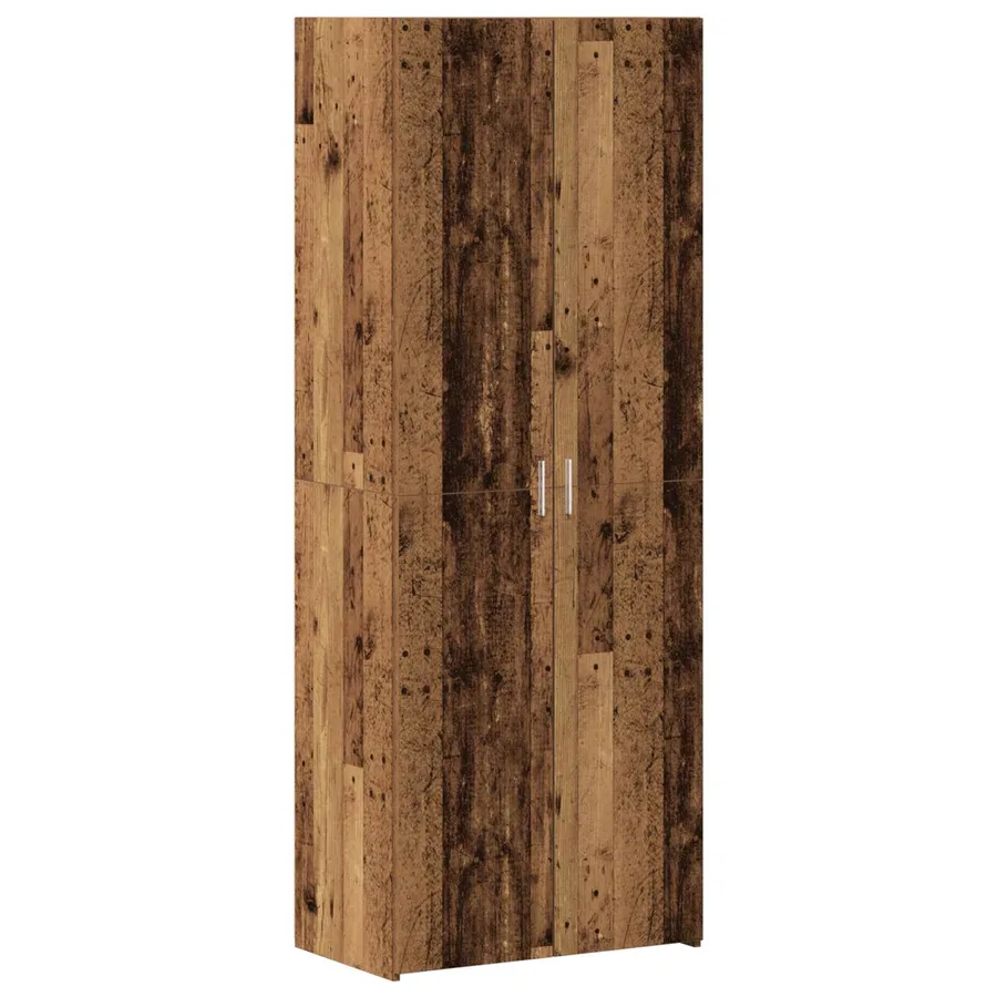 Armoire de rangement 2 pcs Bois ancien 70 x 42,5 x 225 cm - 6