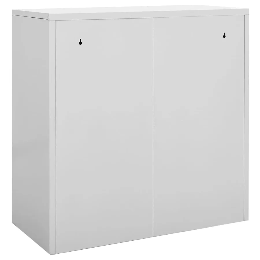 Armoires à casiers 5 pcs Gris clair 90x45x92,5 cm Acier - 5