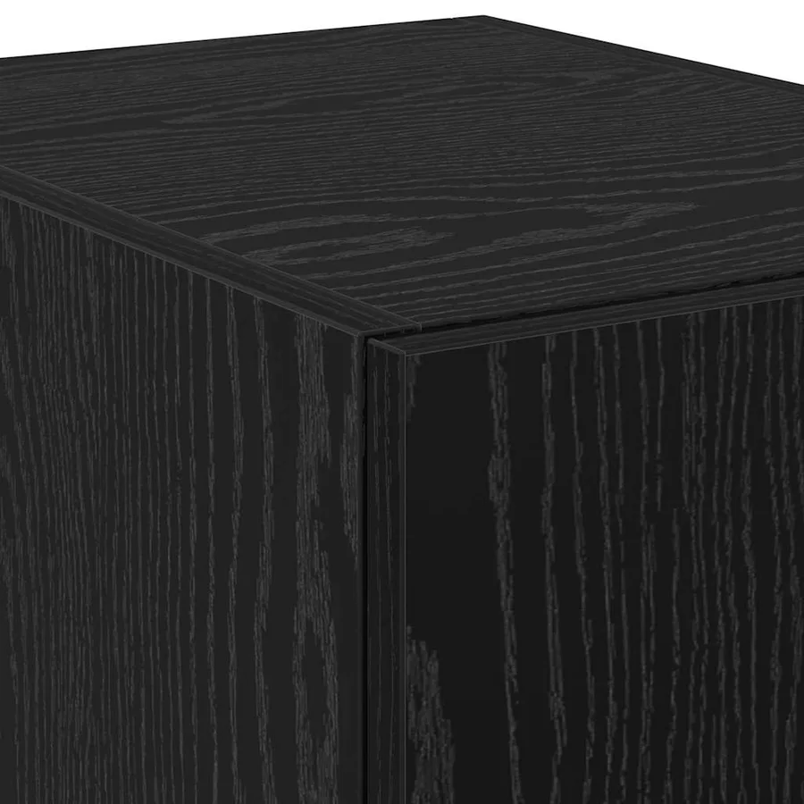 Haut Armoire Chêne noir 30 x 42,5 x 185 cm - 9