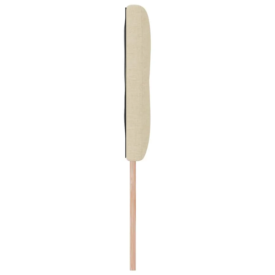 Tête de lit réglable en hauteur Crème 160 cm tissu - 5
