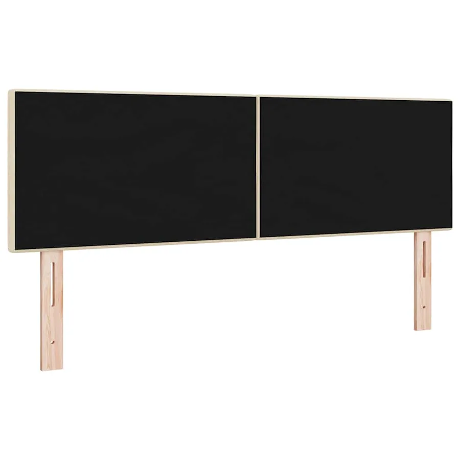 Tête de lit réglable en hauteur Crème 160 cm tissu - 6