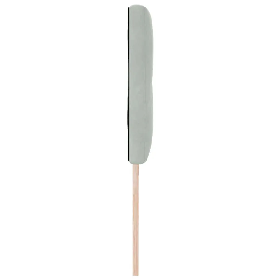 Tête de lit LED avec bandes LED Gris clair 200 cm Velours - 6