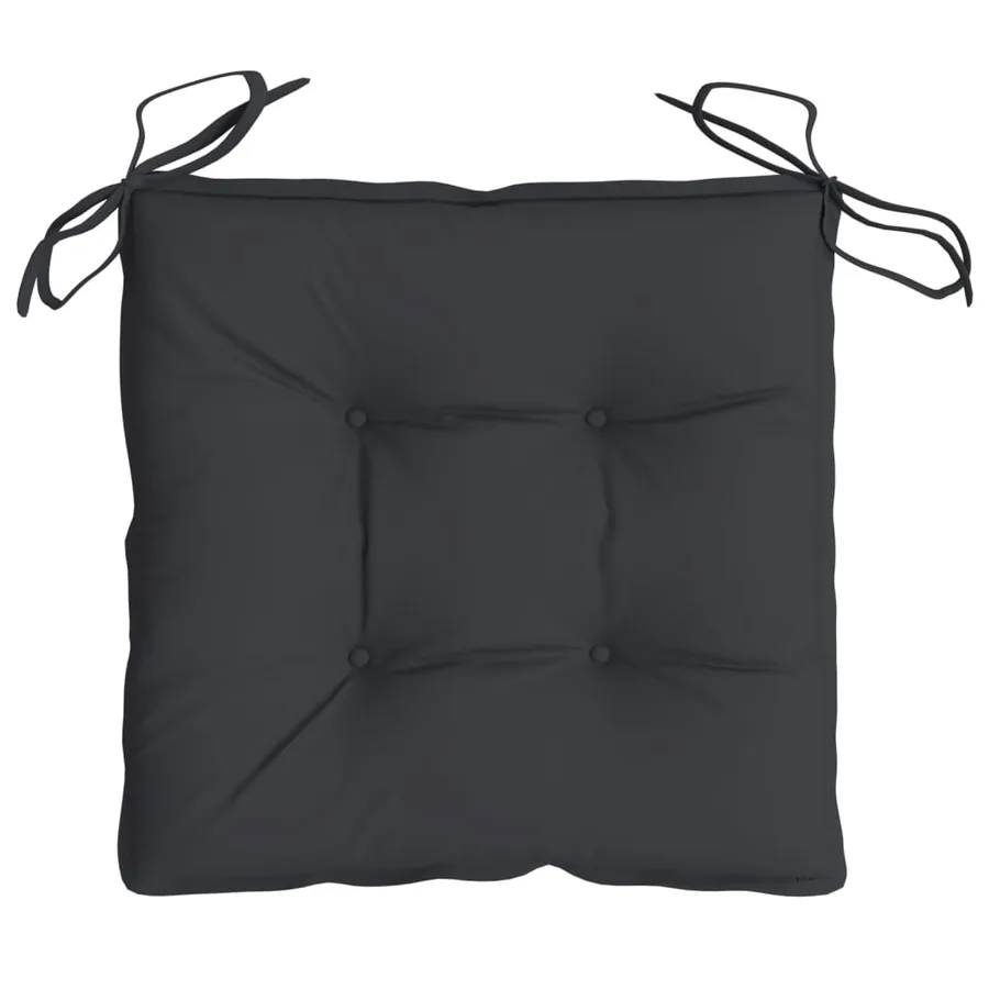Coussins de palette lot de 6 noir 50x50x7 cm tissu oxford - 6
