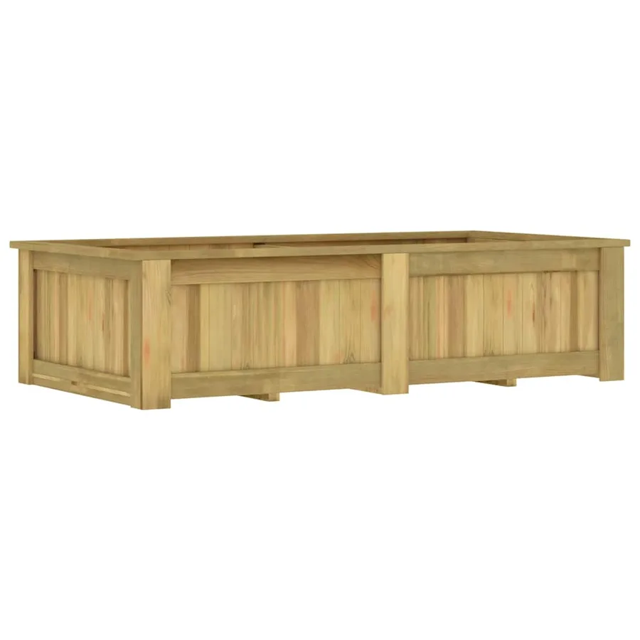 Jardinière surélevée 196x100x50 cm Bois de pin imprégné - 7