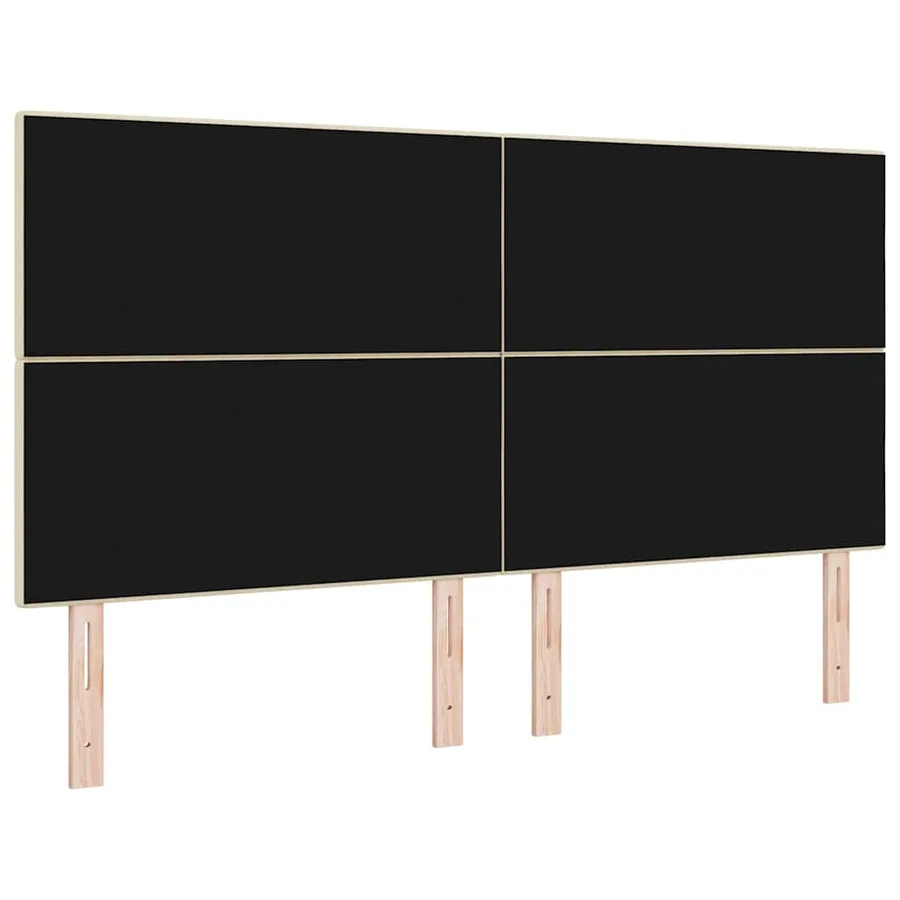 Tête de lit réglable en hauteur Crème 180 cm tissu - 6