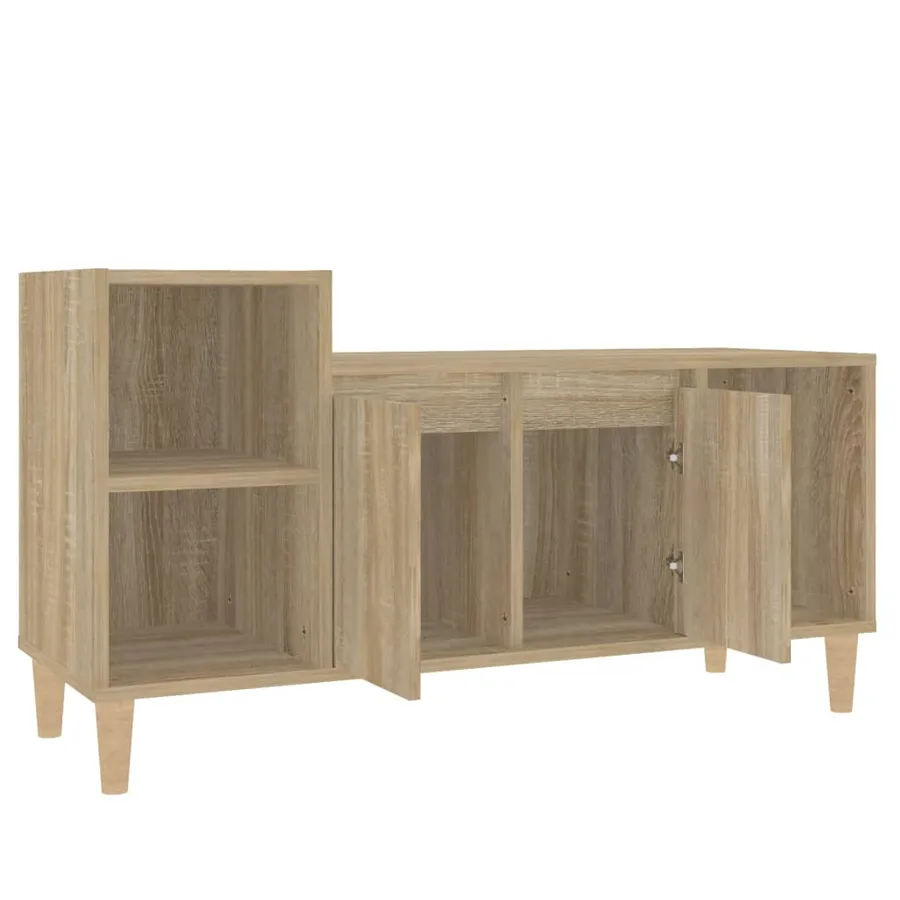 Meuble TV Chêne sonoma 100x35x55 cm Bois d'ingénierie - 6