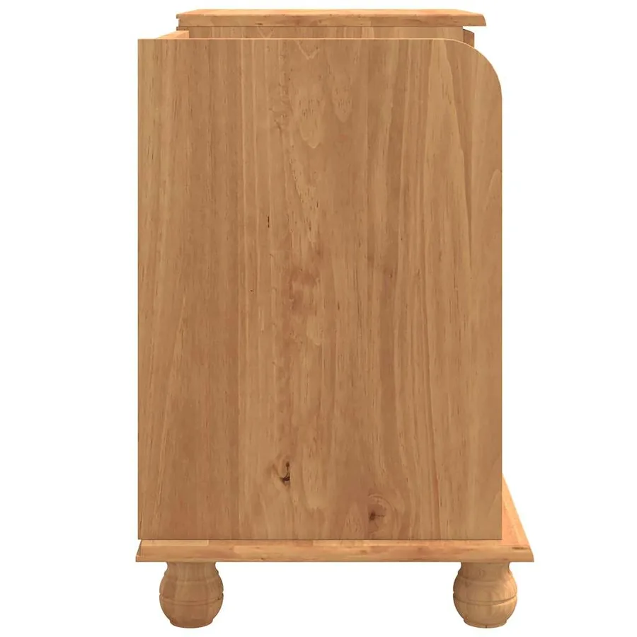 Banc de rangement avec tiroir ASKIM Marron 100 x 39 x 62 cm - 7