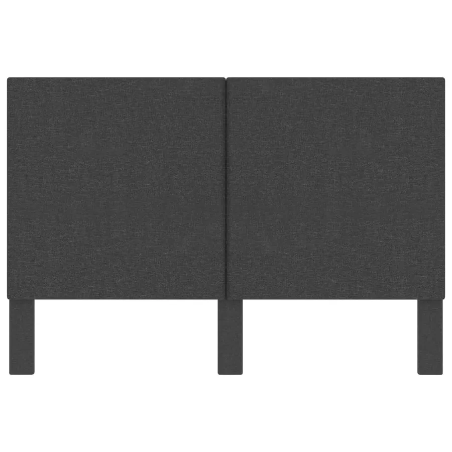 Tête de lit Gris foncé Tissu 140x200 cm - 4