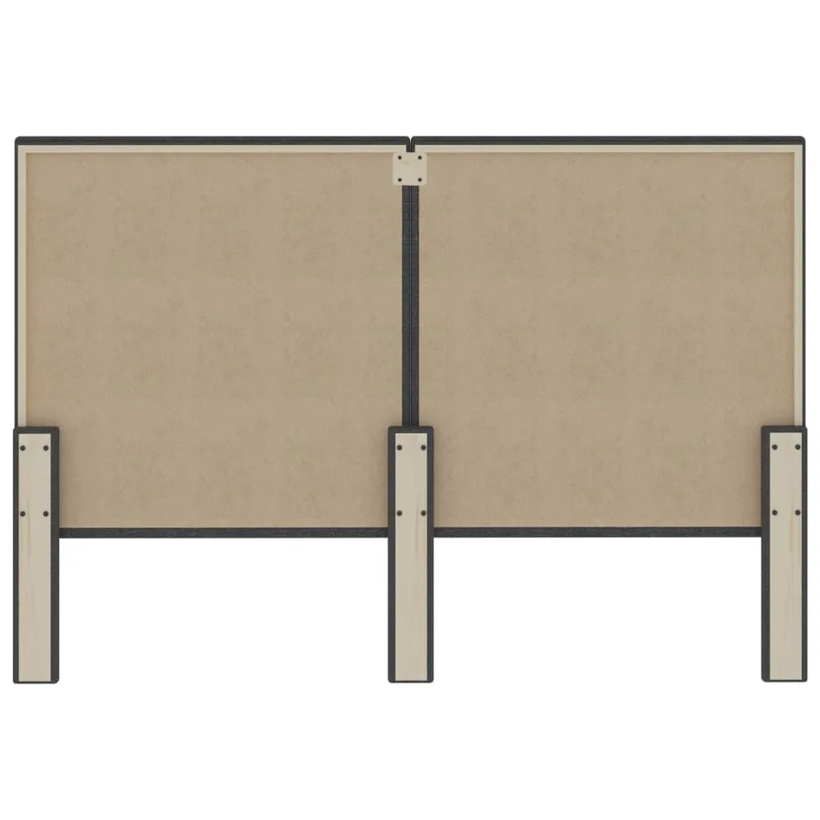 Tête de lit Gris foncé Tissu 140x200 cm - 5
