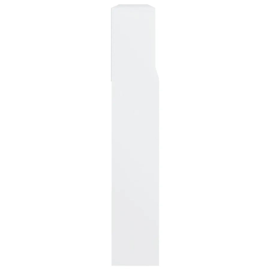 Armoire de tête de lit Blanc 220x19x103,5 cm - 4