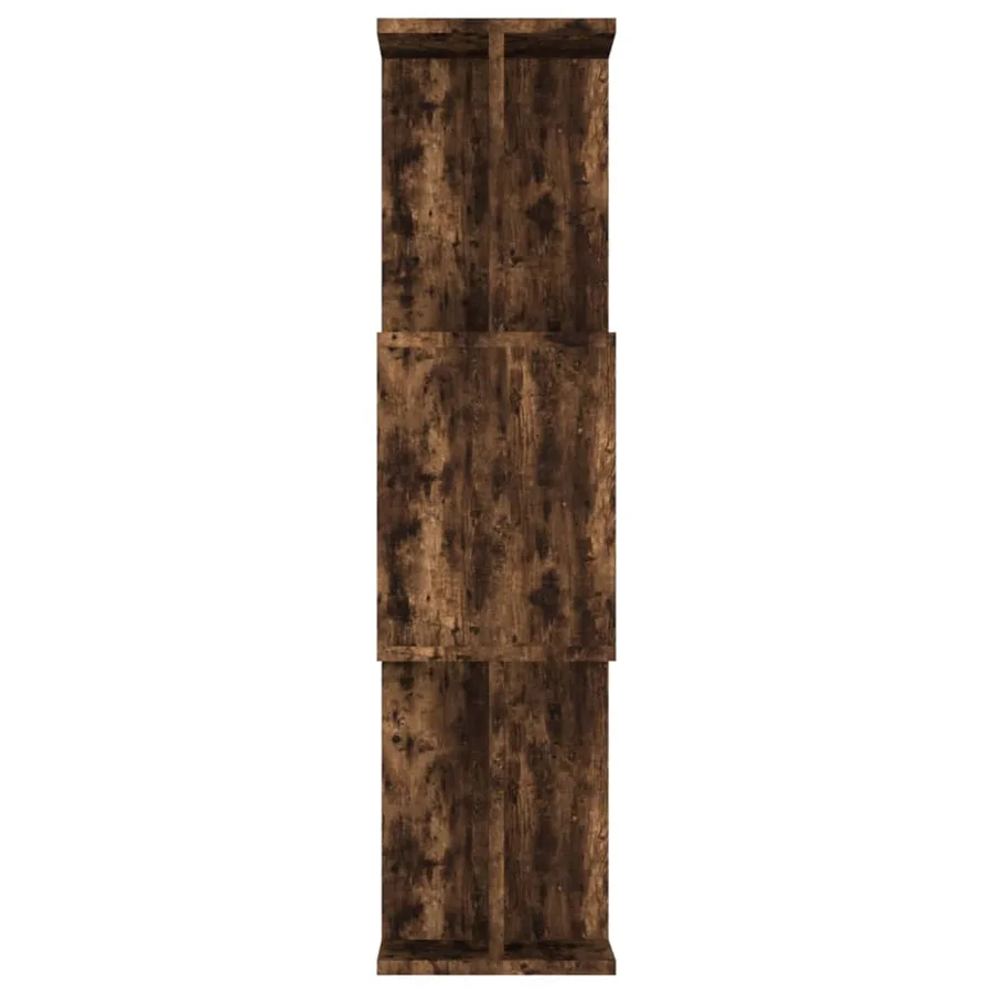 Bibliothèque/Cloison Chêne fumé 80x24x96 cm Bois d'ingénierie - 6