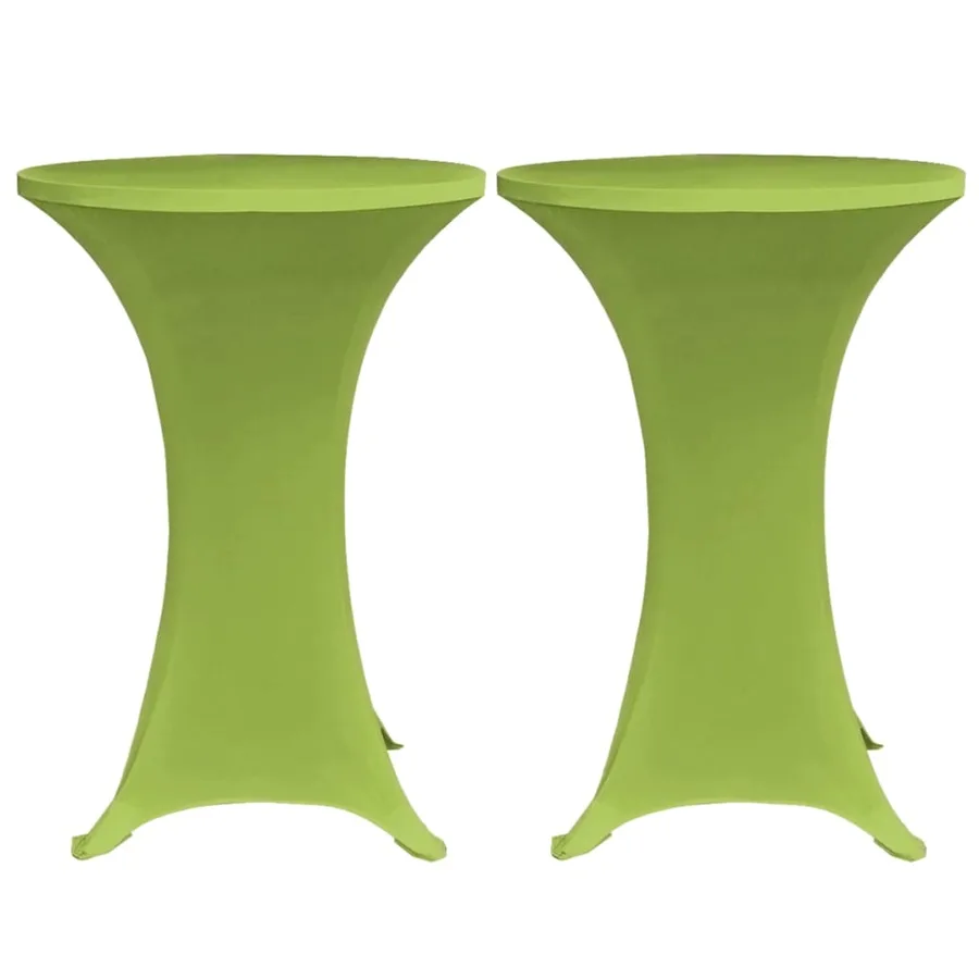 Housse de table extensible 2 pcs 70 cm Verte - 2