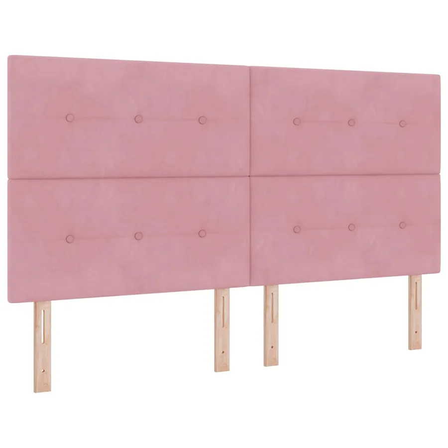 Tête de lit Rose 180 cm Velours - 2