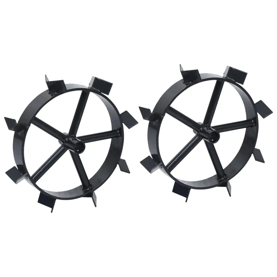 Roues métalliques pour cultivateur à essence 6,5 ch 2 pcs - 2