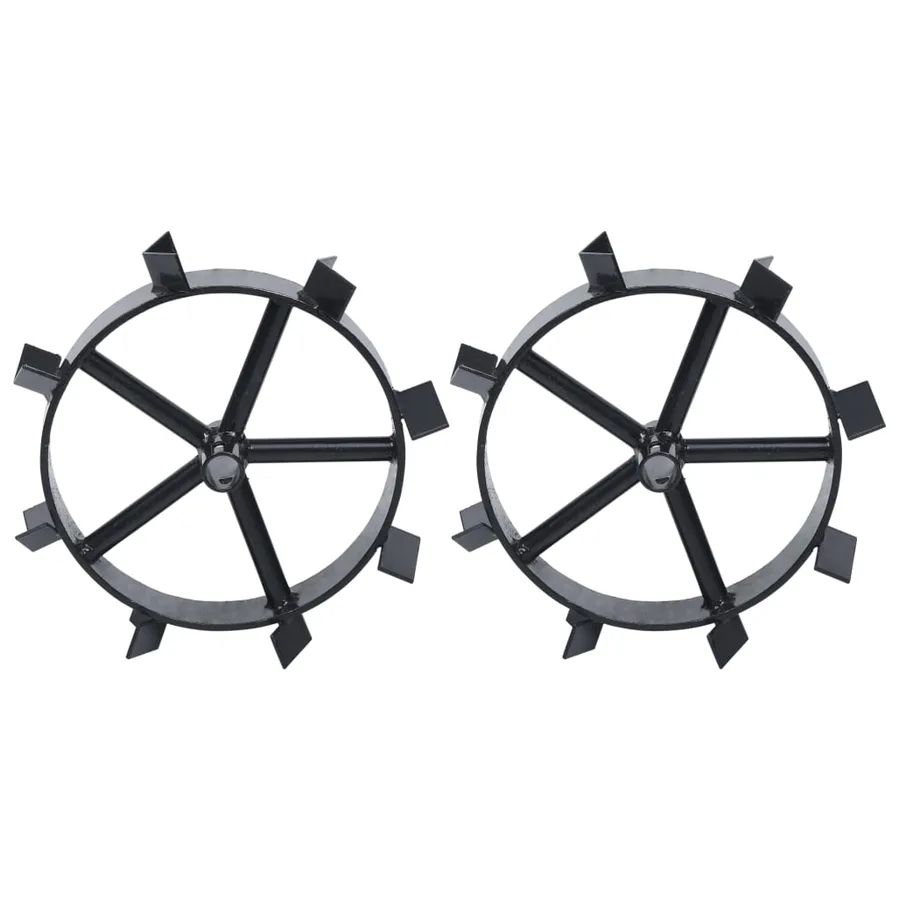 Roues métalliques pour cultivateur à essence 6,5 ch 2 pcs - 3