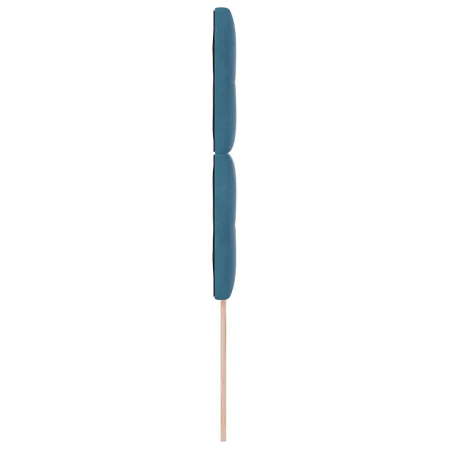 Tête de lit Bleu foncé 90 cm Velours - 5