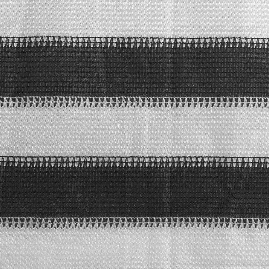 Écran de balcon PEHD 75x500 cm Anthracite et blanc - 2