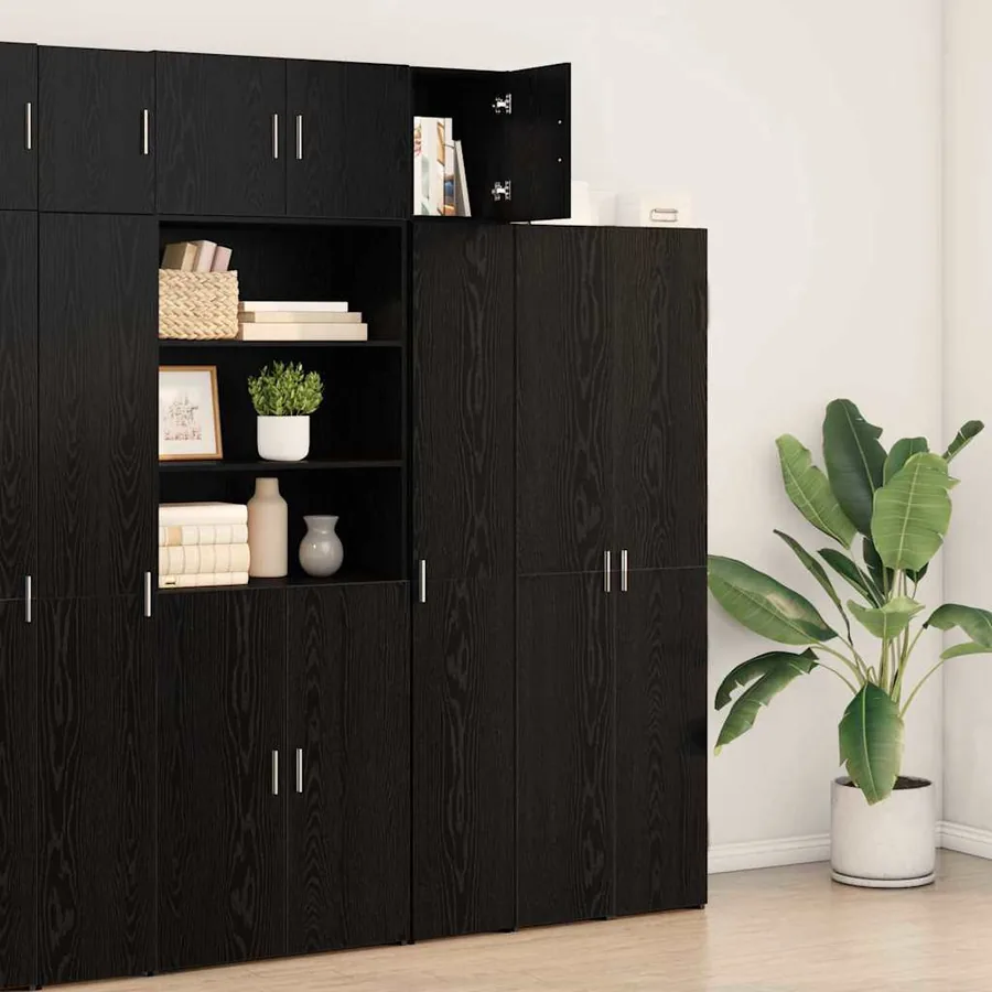 Armoire Murale Chêne noir 30 x 42,5 x 39,5 cm Bois d'ingénierie - 4