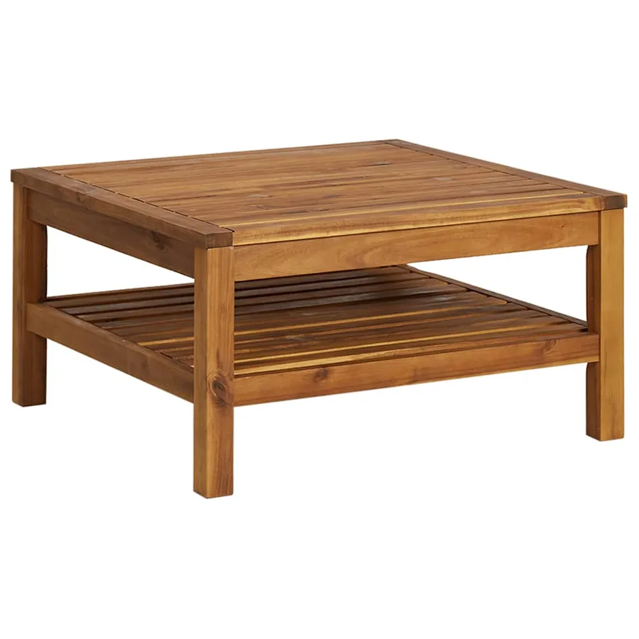 Ensemble de canapés 2 pcs et coussins blanc crème Acacia solide - 7