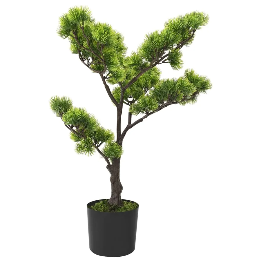 Bonsaï de pin artificiel avec pot 60 cm Vert - 3