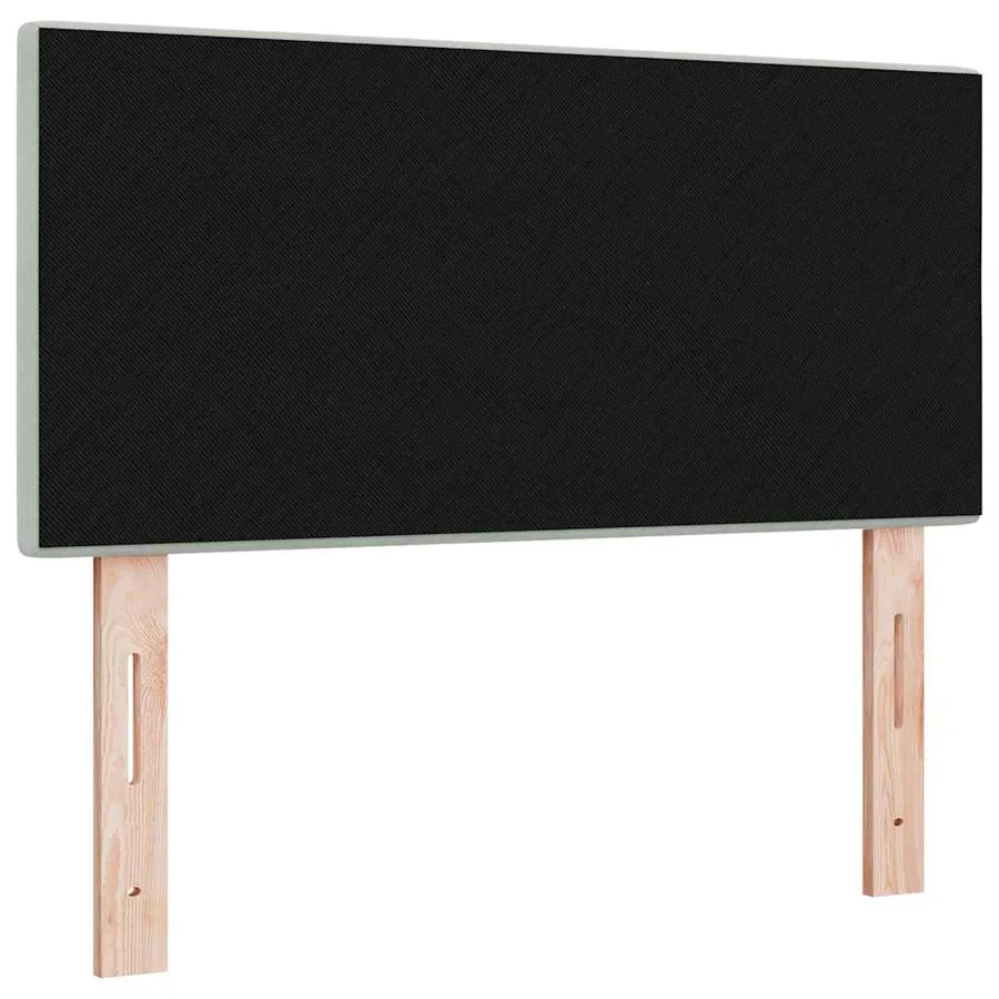 Tête de lit LED avec bandes LED Gris clair 100 cm Velours - 7
