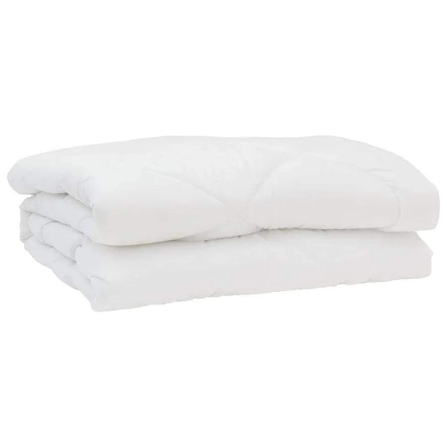 Couette avec oreiller 3 pcs Blanc Microfibre - 4