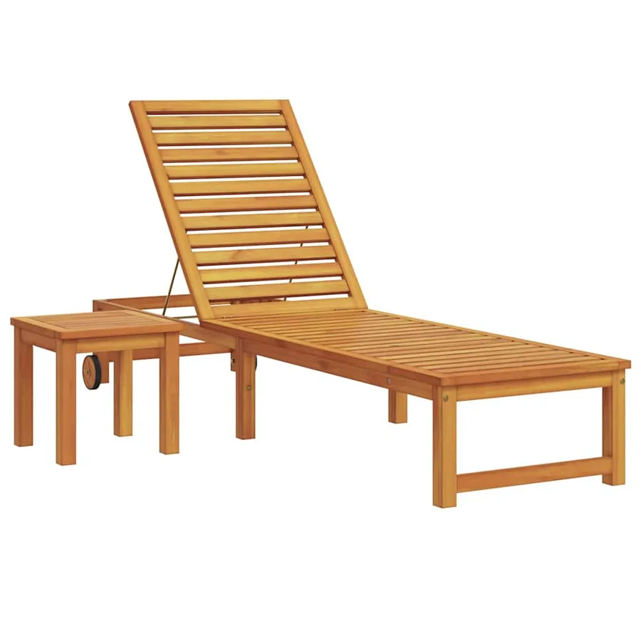 Transat 3 pcs Marron Bois d'Acacia Massif - 4