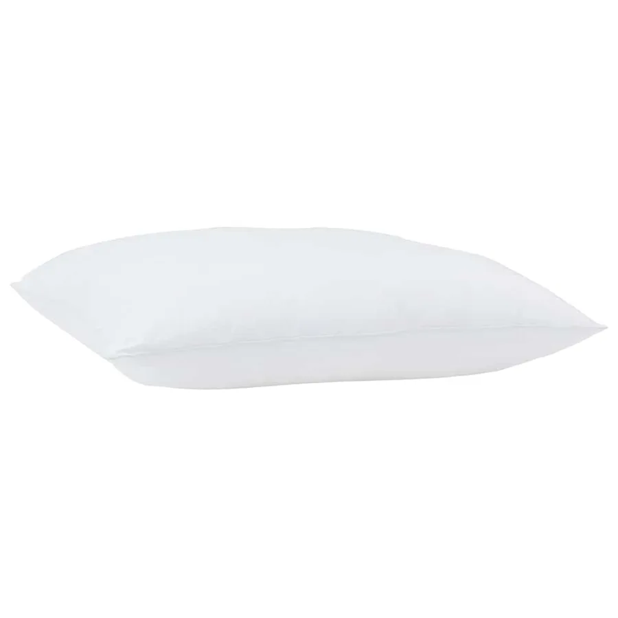 Oreiller 2 pcs Blanc 60 x 60 x 20 cm Coton et polyester - 4