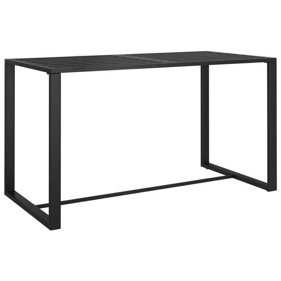 Salon de jardin 6 pcs avec coussins Aluminium Anthracite - 2