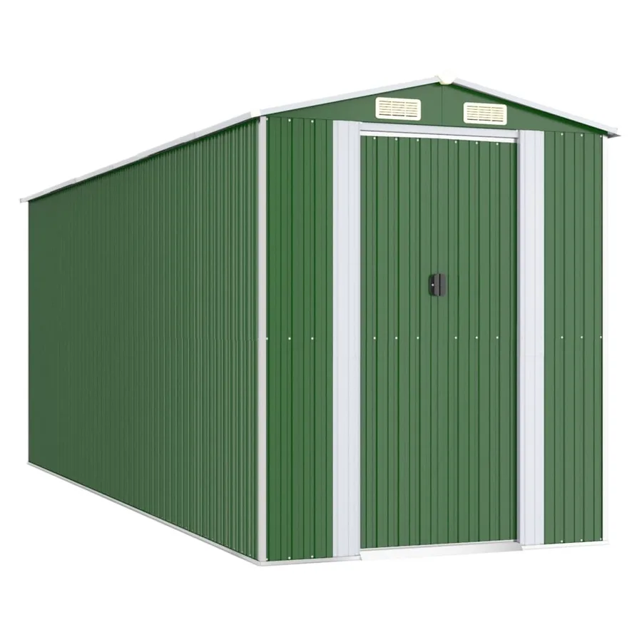 Abri de jardin Vert 192x523x223 cm Métal galvanisé - 2