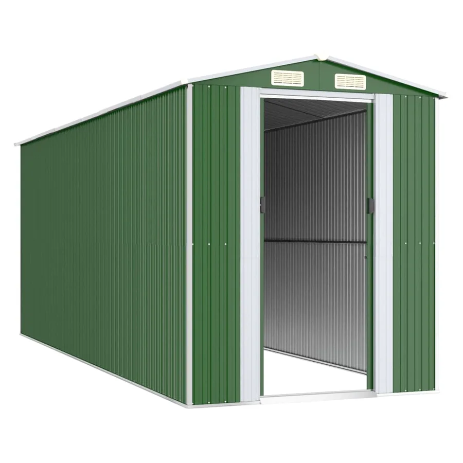 Abri de jardin Vert 192x523x223 cm Métal galvanisé - 3