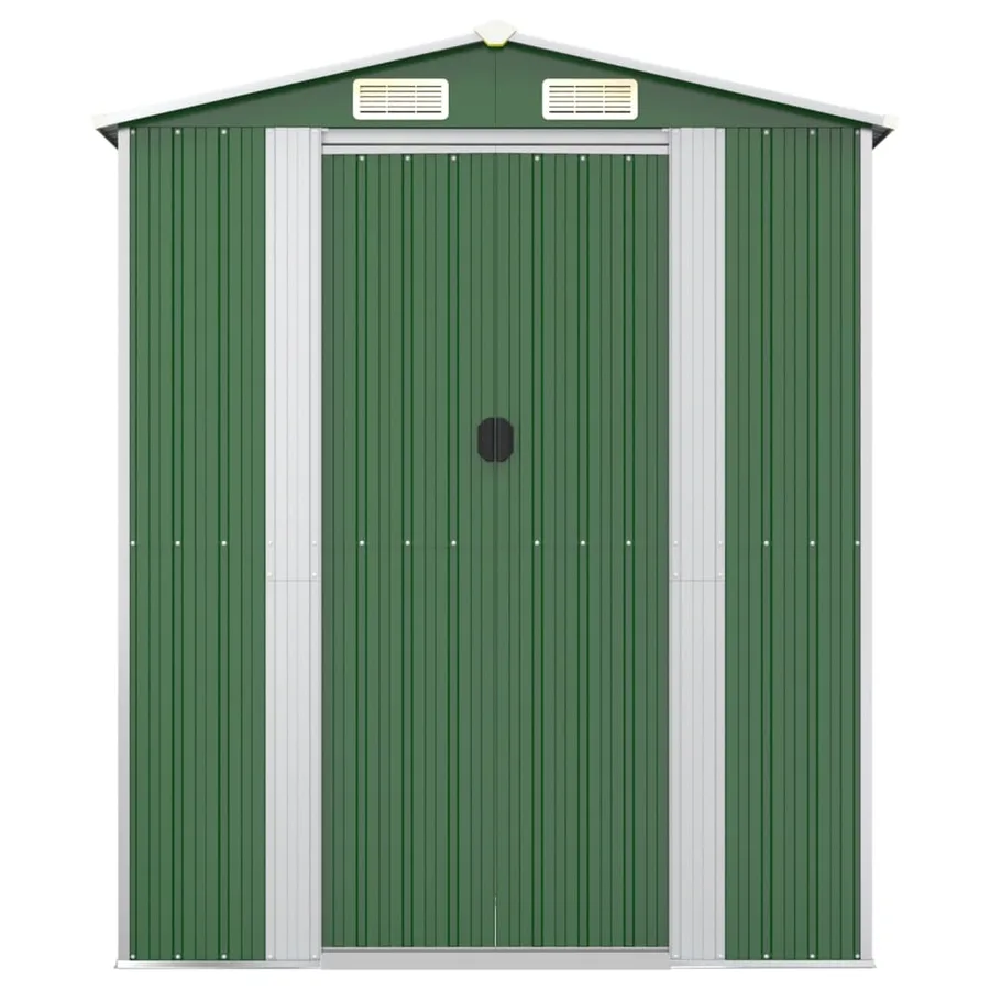 Abri de jardin Vert 192x523x223 cm Métal galvanisé - 4