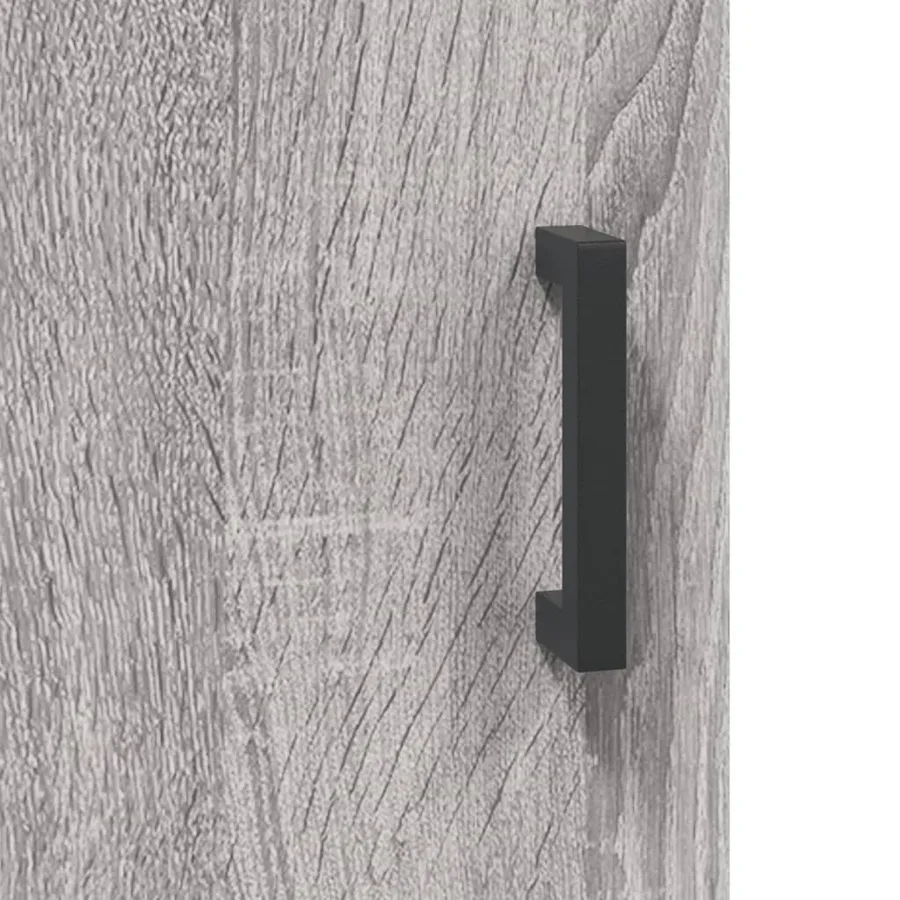 Buffet haut Sonoma gris 69,5x34x180 cm Bois d'ingénierie - 10