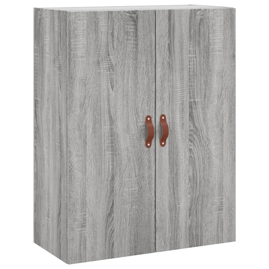 Buffet haut Sonoma gris 69,5x34x180 cm Bois d'ingénierie - 4