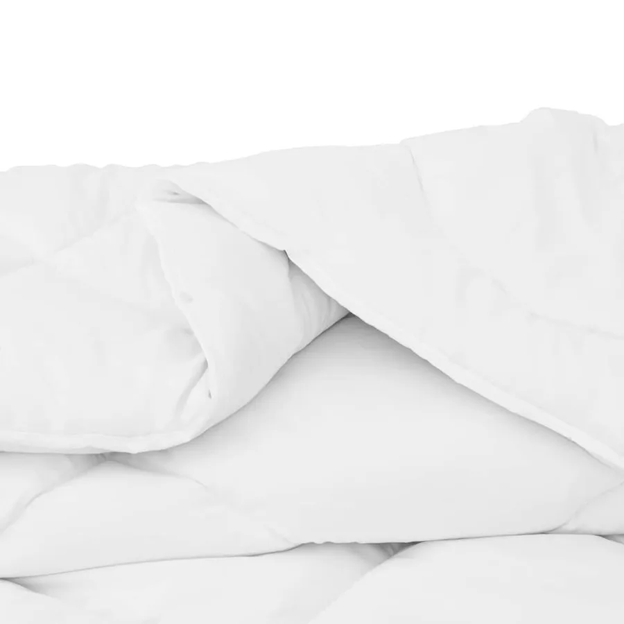 Duvet 2-en-1 Blanc 135 x 200 cm Polyester - 7