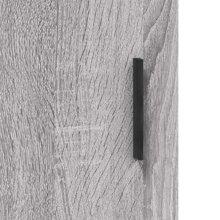 Buffet haut Sonoma gris 69,5x34x180 cm Bois d'ingénierie - 10