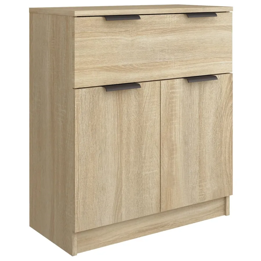 Buffets 3 pcs Chêne sonoma Bois d'ingénierie - 5