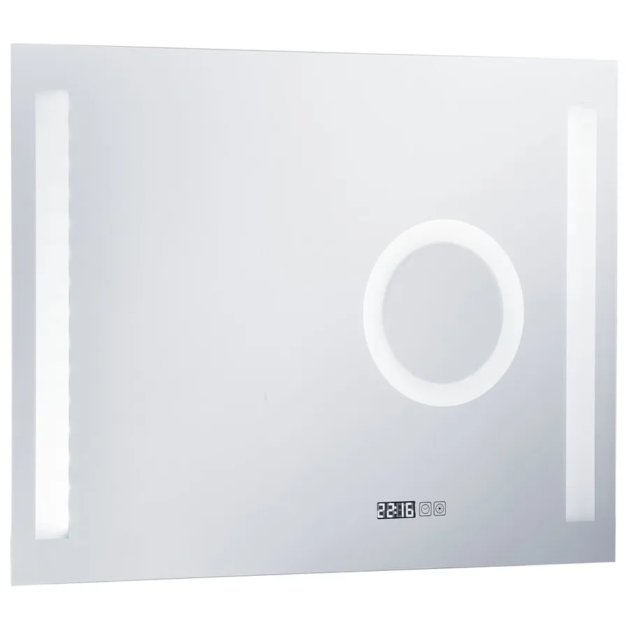 Miroir mural à LED de salle de bain et capteur tactile 80x60 cm - 4