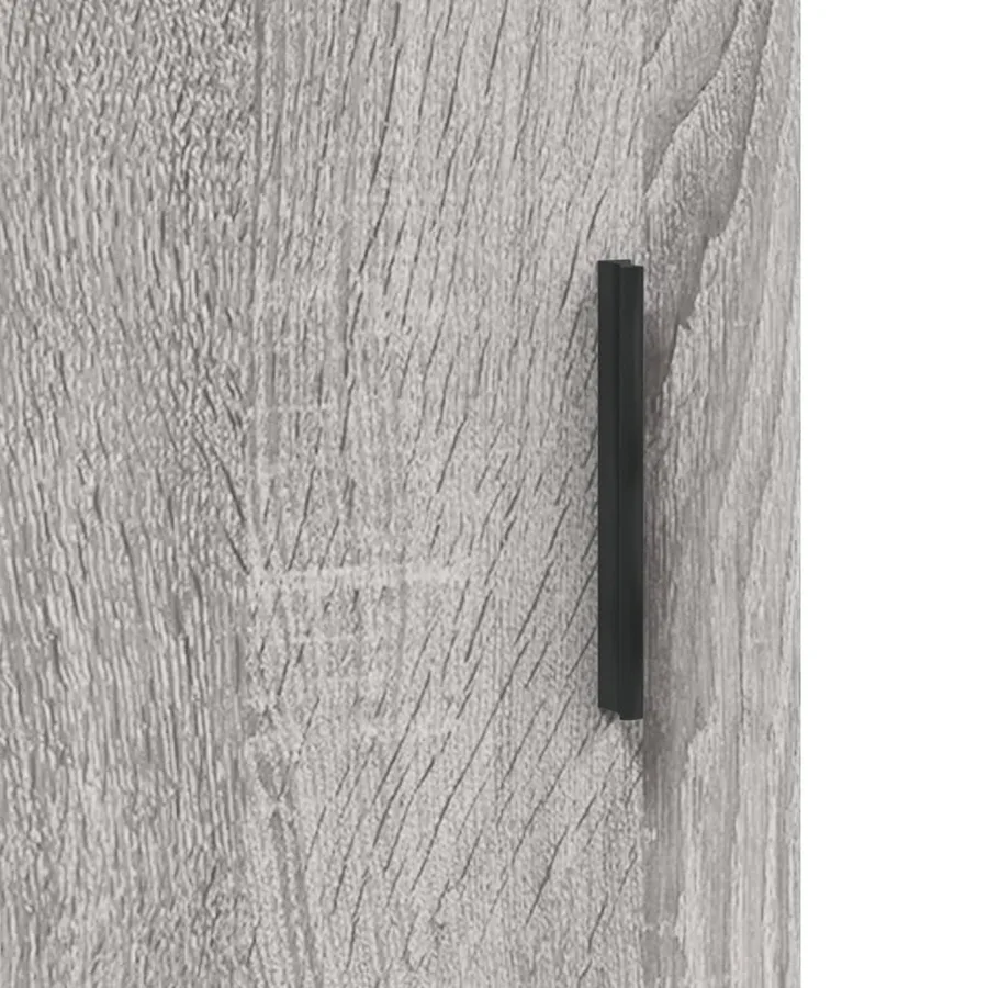Buffet haut Sonoma gris 69,5x34x180 cm Bois d'ingénierie - 11