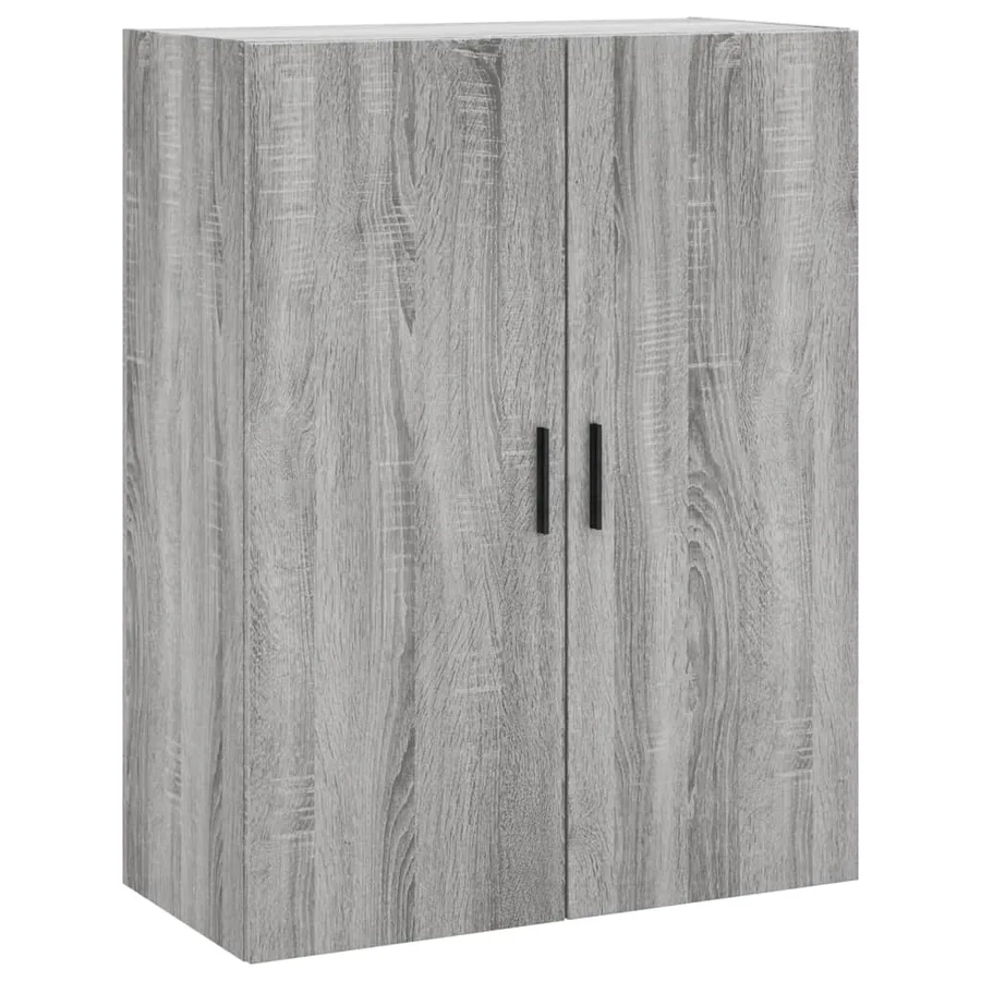 Buffet haut Sonoma gris 69,5x34x180 cm Bois d'ingénierie - 5
