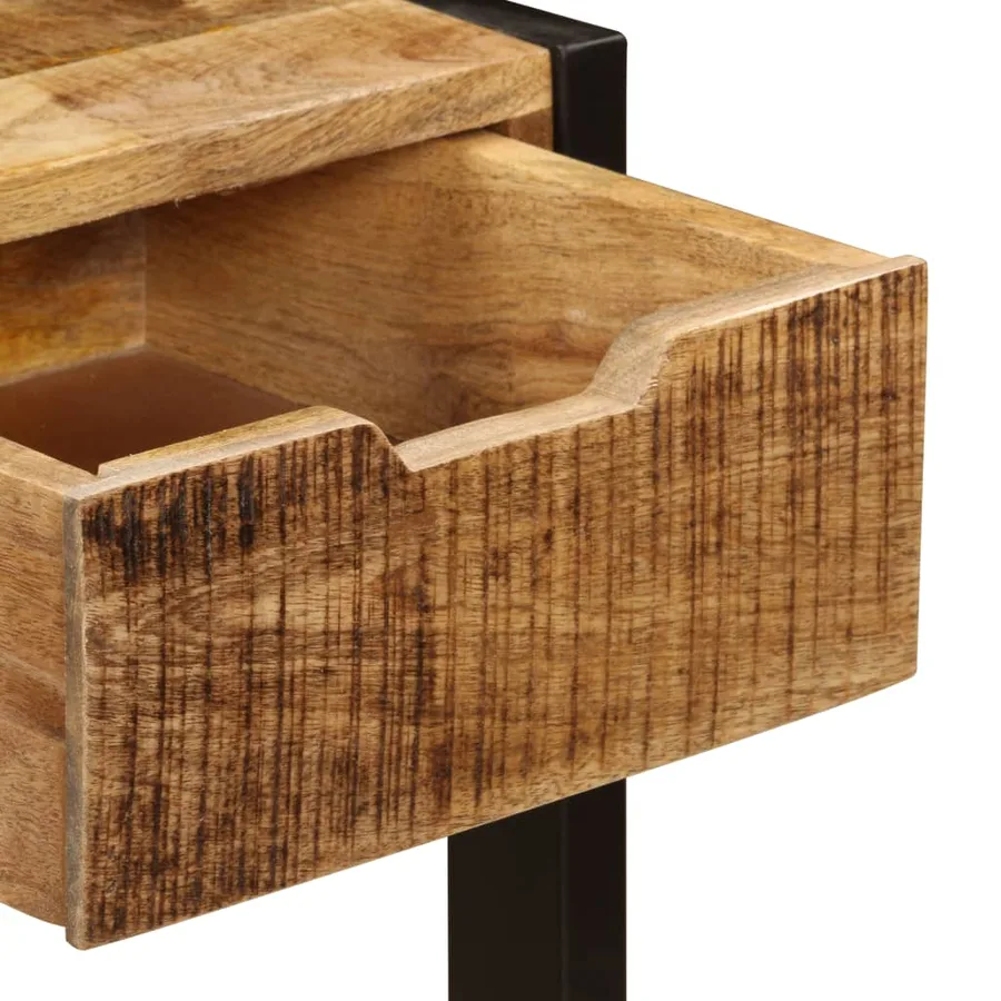 Buffet avec 3 tiroirs 110x35x75 cm Bois de manguier massif - 6