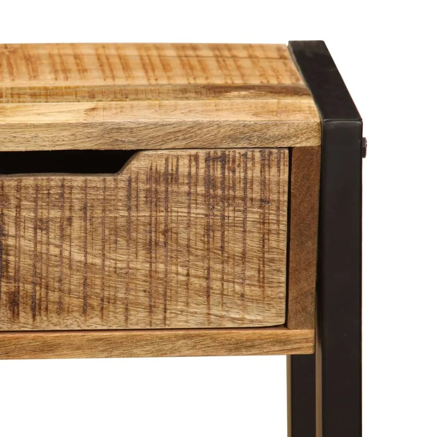 Buffet avec 3 tiroirs 110x35x75 cm Bois de manguier massif - 7