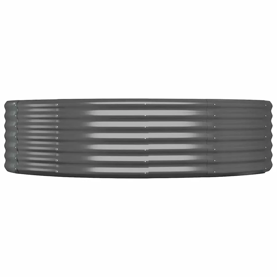 Lit surélevé de jardin Acier galvanisé Anthracite - 4