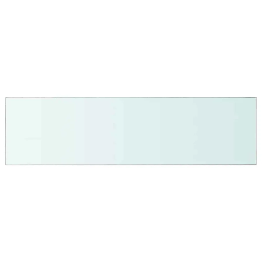 Panneaux d'étagère 2 pcs Verre Transparent 110 x 30 cm - 3