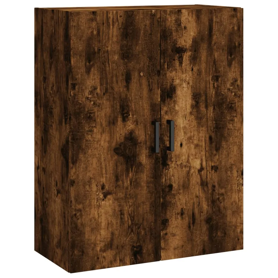 Buffet haut Chêne fumé 69,5x34x180 cm Bois d'ingénierie - 5