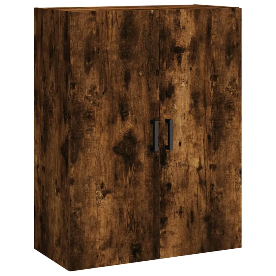 Armoire murale chêne fumé 69,5x34x90 cm - 2